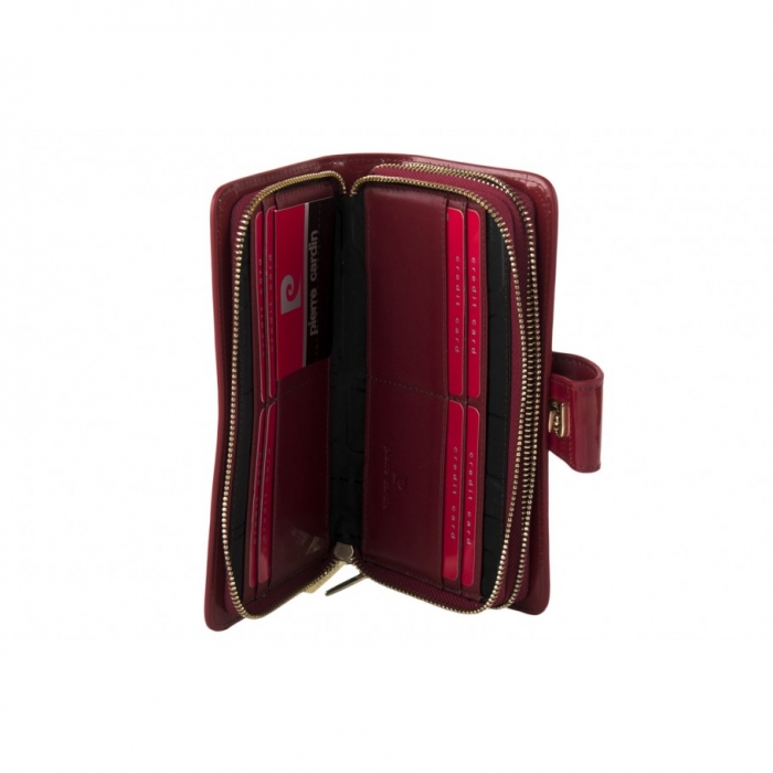 Portofel dama PORTGP4 Rosu, Piele naturala [2]