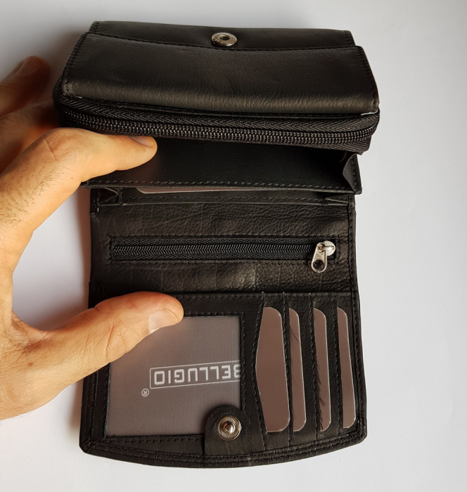 Portofel de lux din piele naturala fina pentru femei Bellugio PORTZ003 [3]