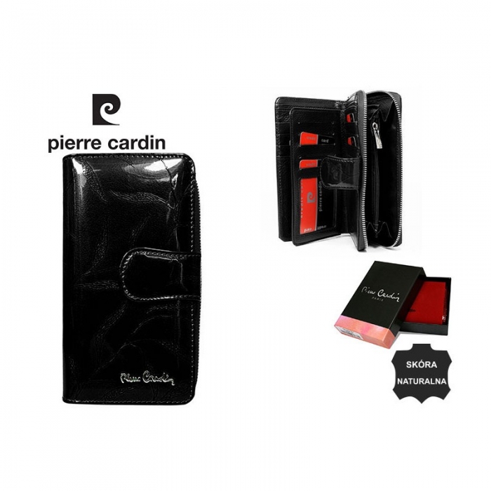 Portofel de lux pentru dama din piele naturala, cu frunze - PORTG003 [11]