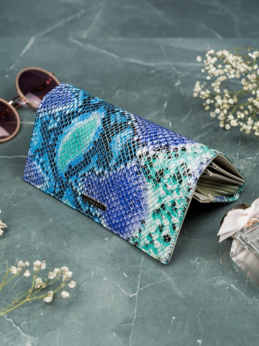 Portofel de lux pentru dama din piele naturala PORTG005 model sarpe [8]