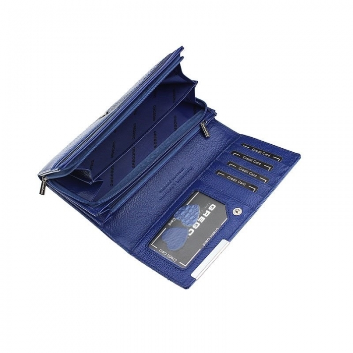 Portofel de lux pentru dama din piele naturala Gregorio PORT1002 [3]