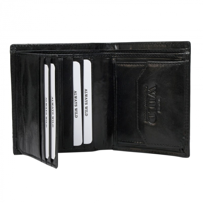 Portofel vertical minimalist din piele naturala PORMG048 [2]