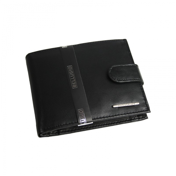 Portofel plat pentru barbati din piele naturala Bellugio PORMZ001  [4]