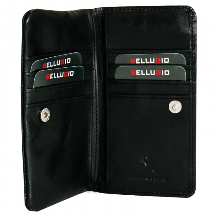 Portofel plat pentru dama din piele naturala Bellugio PORTZ004  [2]