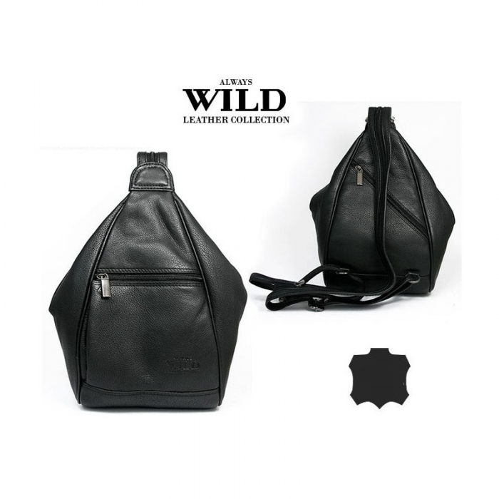 Rucsac piele naturala  RUC04 Negru [3]