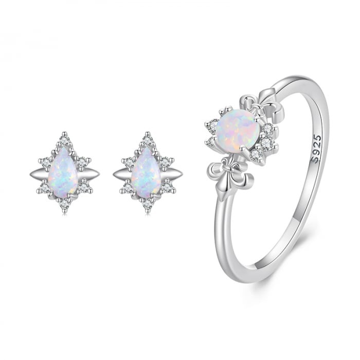 Set argint cu opal [4]