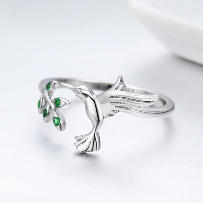 Set argint pasare colibri [20]