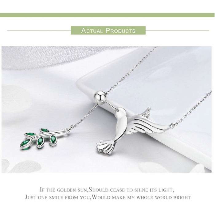 Set argint pasare colibri [16]