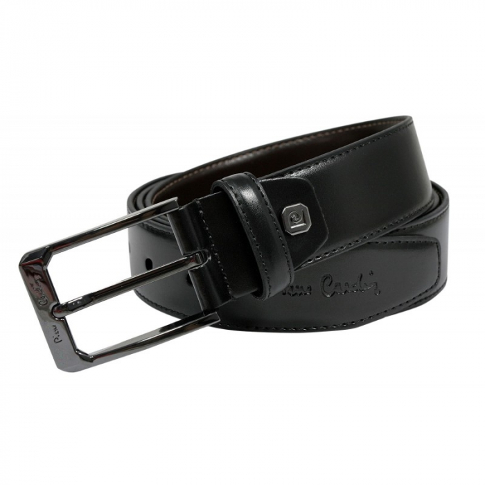 Set cadou barbati din piele naturala, Negru, PORM632 [5]