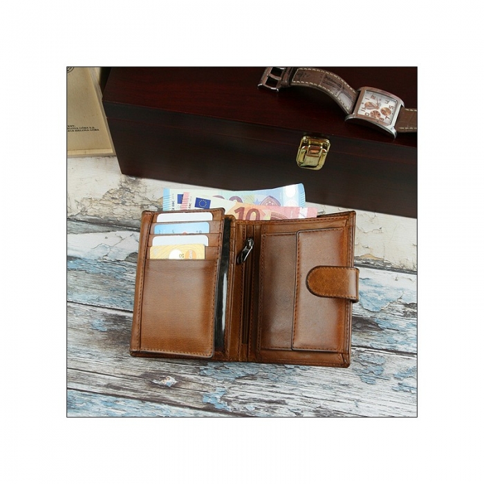 Portofel din piele naturala pentru barbati PORMG001 [8]