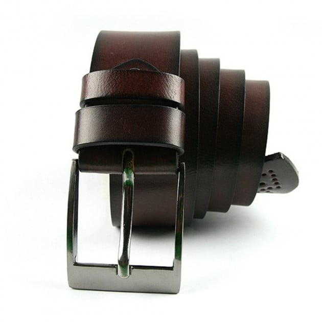 Set cadou barbati (portofel + curea) din piele naturala Wild PORM802 [5]