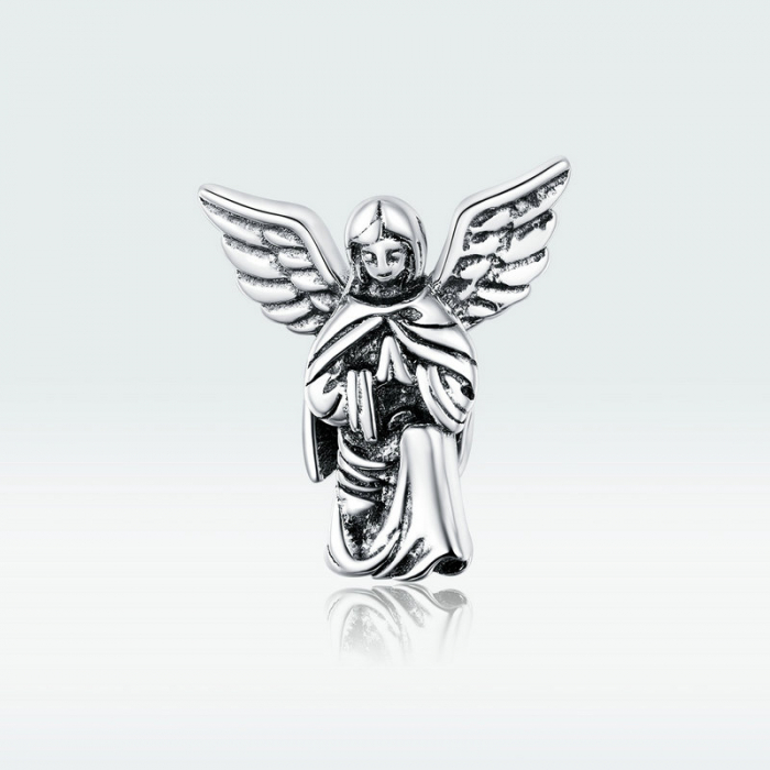 Talisman argint cu inger protector [5]