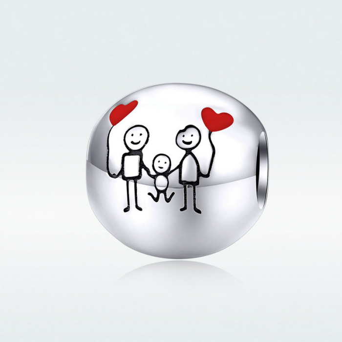 Talisman argint Familie Fericita [5]