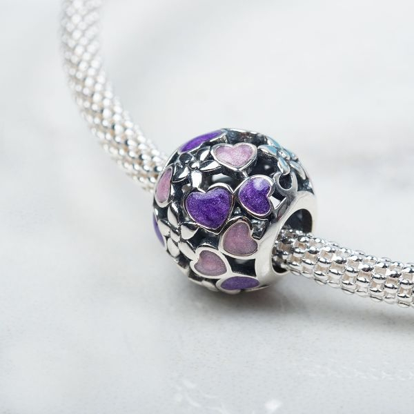 Talisman argint flori de dragoste [5]