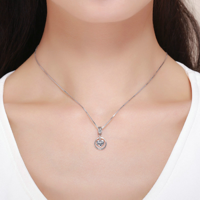 Talisman argint I Love U Forever Mom [3]