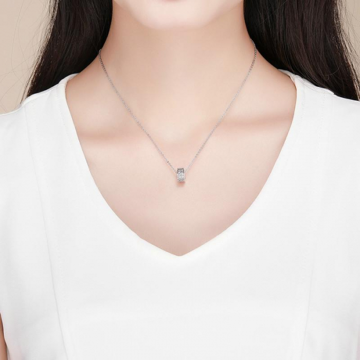 Talisman argint inima cu Clips si zirconii [5]