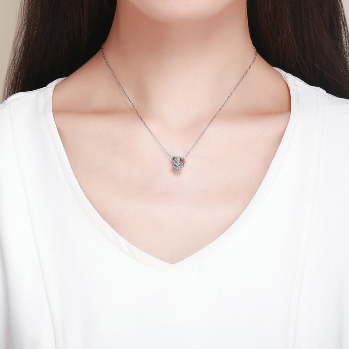 Talisman argint litera T [3]