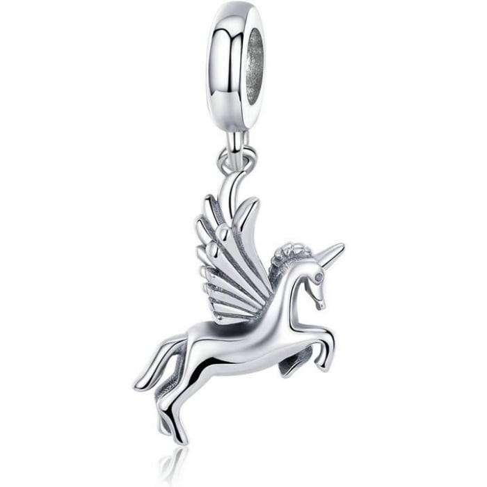 Talisman din Argint Unicorn Inaripat [1]