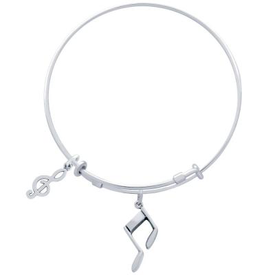 Bratara argint 925 reglabila cu note muzicale [1]