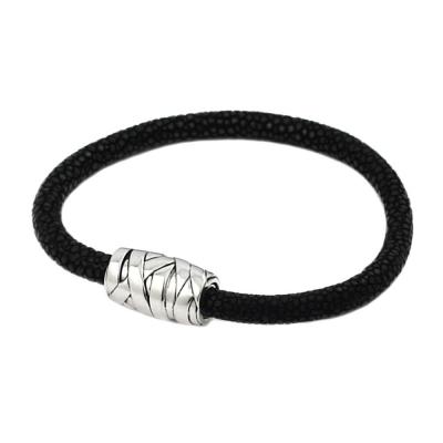 Bratara din argint 925 cu piele naturala [0]