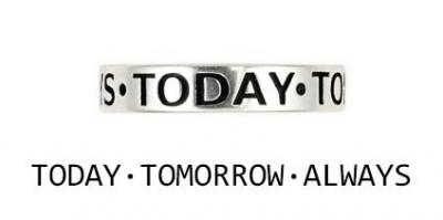 Inel argint 925 TODAY TOMORROW ALWAYS [1]