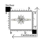 Inel argint 925 rodiat cu 4 zirconii rotunde [2]