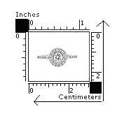 Inel argint 925 rodiat cu zirconii albe [2]