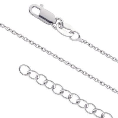 Lant argint 925 rodiat 40 cm [0]