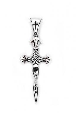 Pandant argint 925 sabie TWISTED BLADE [1]