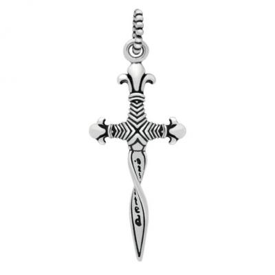 Pandant argint 925 sabie TWISTED BLADE PSX0541 [4]