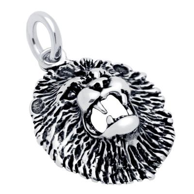 Pandantiv argint 925 in forma de cap de leu [0]