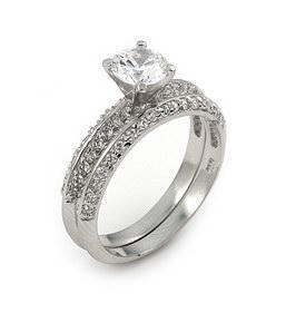 Set inele argint 925 rodiat cu zirconii [0]