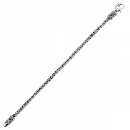 Bratara argint 925 cu model impletit Bali BTU0065 [0]