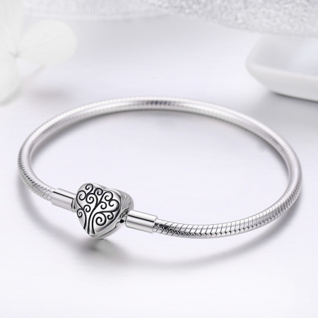 Bratara argint 925 inimioara cu copacul vietii - Be in Love BST0036 [3]
