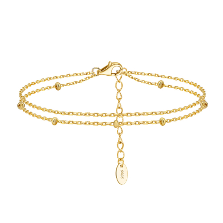 Bratara argint 925 placata cu aur 14K