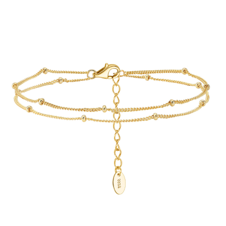 Bratara argint 925 placata cu aur 14K