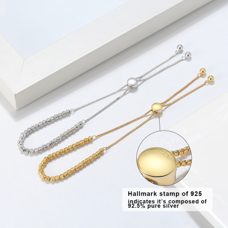 Bratara argint 925 placata cu aur 18K [2]