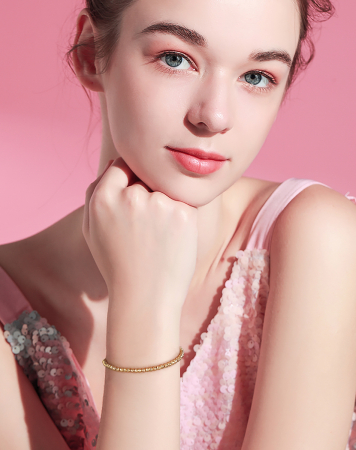 Bratara argint 925 placata cu aur 18K [5]
