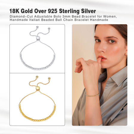 Bratara argint 925 placata cu aur 18K [7]