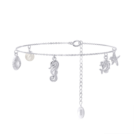 Bratara argint 925 placata cu rodiu Ocean