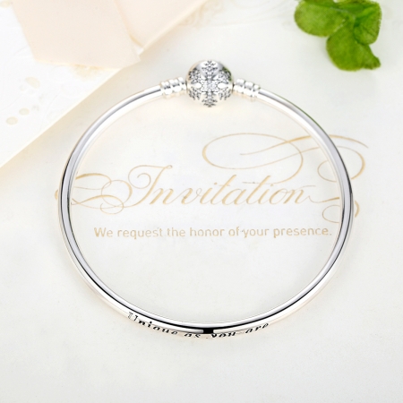 Bratara argint 925 Unique As You cu fulg de nea si zirconii albe - Be Elegant BST0017 [3]