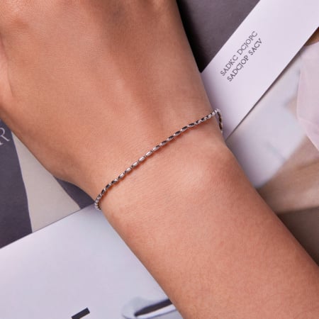 Bratara argint bob de orez [5]