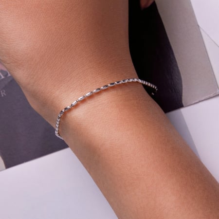 Bratara argint bob de orez [1]