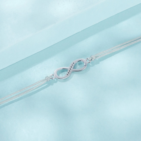Bratara argint cu infinit [4]