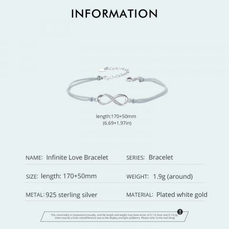 Bratara argint cu infinit [8]