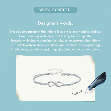 Bratara argint cu infinit [11]