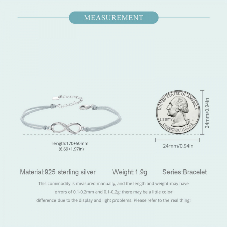 Bratara argint cu infinit [9]