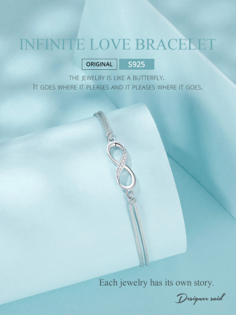 Bratara argint cu infinit [12]