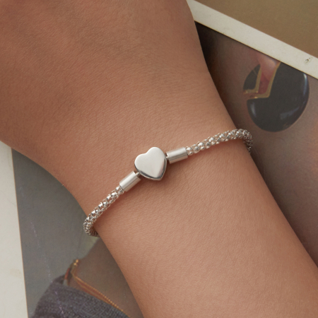 Bratara argint cu inima [2]