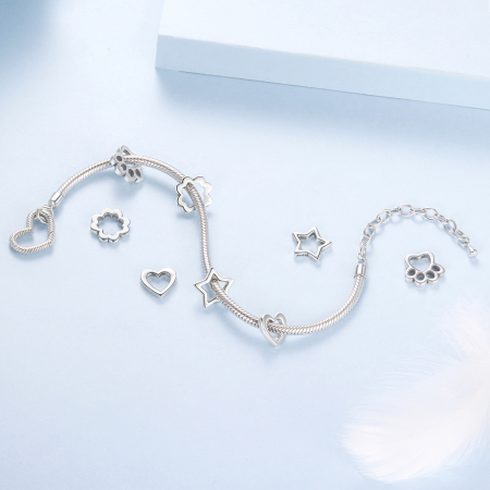 Bratara argint cu inima [9]